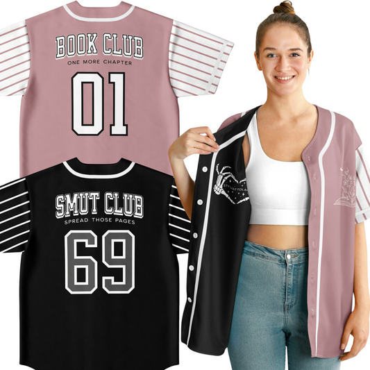 REVERSIBLE Bound or Proper Baseball Jersey in Pink