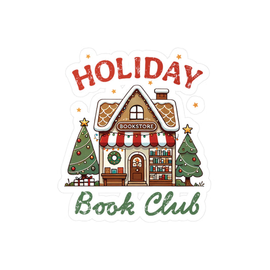 Holiday Book Club Sticker