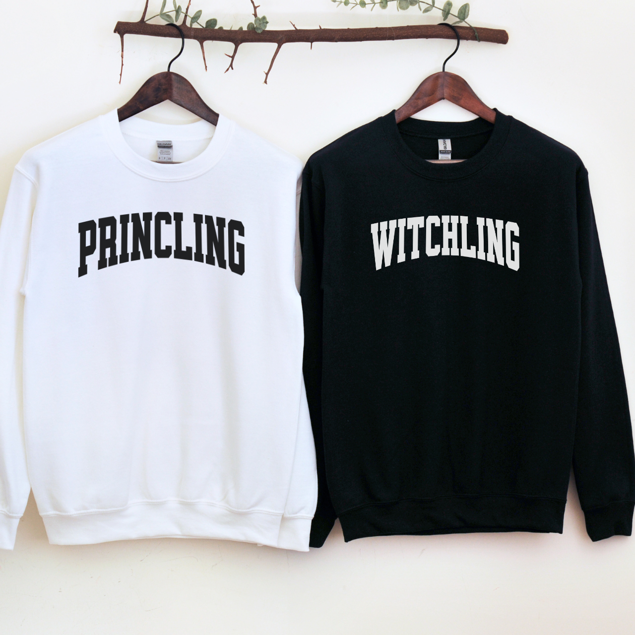 Witchling / Princling Couples Sweatshirts