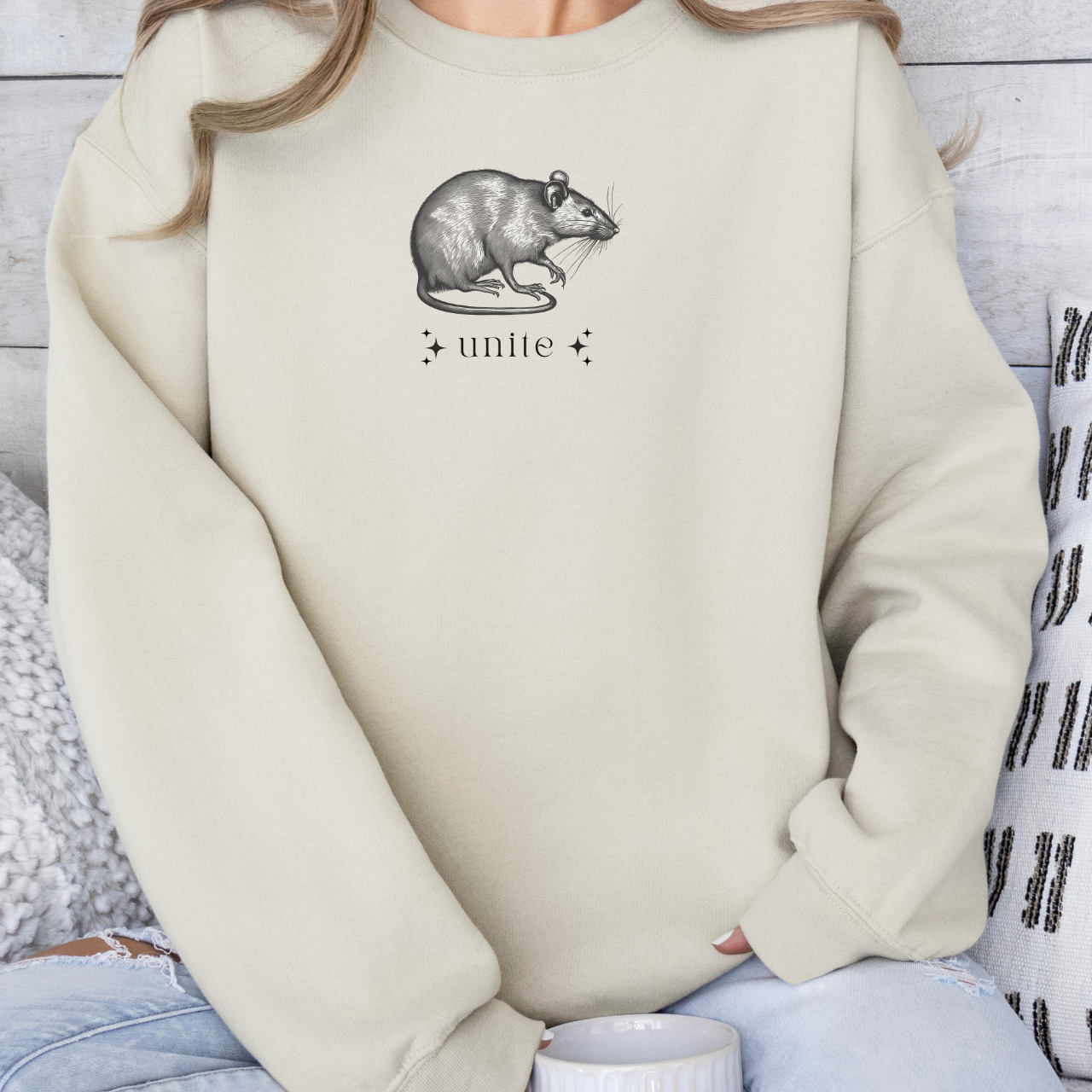 Rattie Sweatshirt for Sparkly Vampire Lover