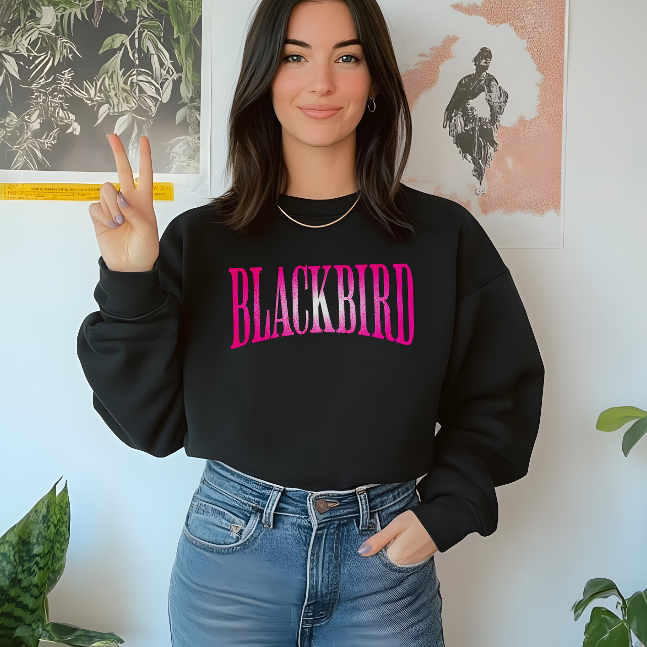 Blackbird Crew Neck Sweatshirt